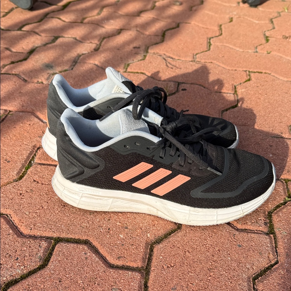 adidas Black and Pink Athletic Shoes